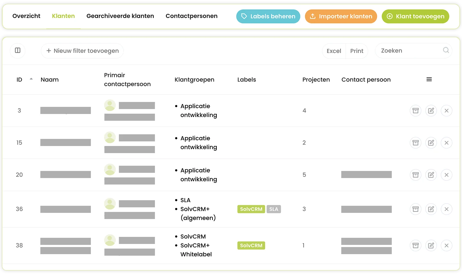 SolvCRM+ voor begrippen uit engineering, werkvoorbereiding en projectmatige maakindustrie